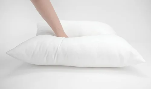 Vista 6 de Rellenos de almohada de 18 x 18 pulgadas, 2 paquetes, rellenos de almohada cuadrados blancos para sofá, cama, sala de estar, almohadas decorativas