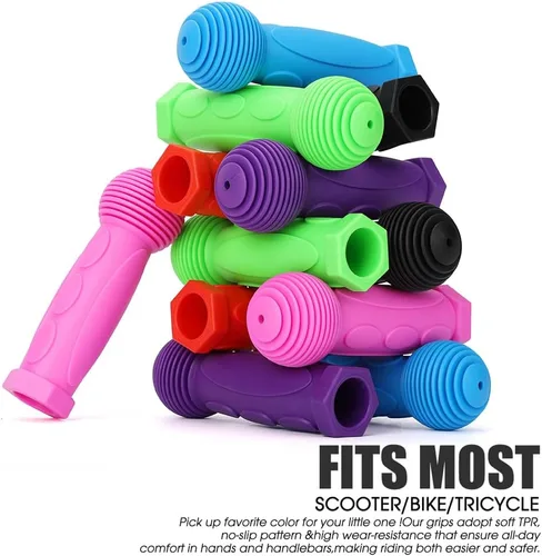 Vista 8 de Puños de scooter - Manillar de bicicleta para niños de 0.874 in Empuñaduras de mango de scooter para 2, 3, 4 ruedas, scooter Kick Kid Scooter