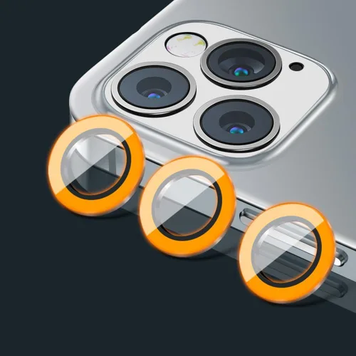 Vista 38 de Omorro Compatible con iPhone 11 Pro/11Pro Max/12 Pro Luminous Camera Lens Protector Ultra Thin Película de vidrio templado Protector de pantalla