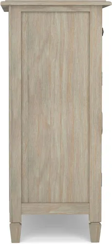 Vista 13 de SIMPLIHOME Connaught - Armario de madera maciza de 60 pulgadas de ancho, color negro