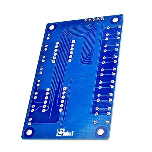 Vista 6 de TM1638 Pantalla LED Módulo de tubo digital de 8 bits para Arduino para AVR 7 segmento 8 bits rojo TM1638 clave LED panel de tablero de pantalla