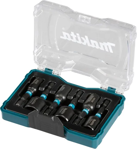 Makita E-15768 Juego de 6 piezas de destornilladores de impacto negros para tuercas