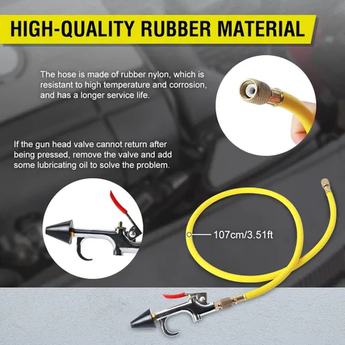 Vista 5 de Kit de Descarga de Aire Acondicionado CMTOOL, Herramienta de Descarga Automotriz y para el Hogar, Botella de Acero Inoxidable Espesado, Juego