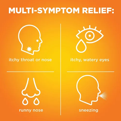 Vista 2 de Yaxa Basic Care Alivio de la alergia las 24 horas, tabletas de dihidrocloruro de levocetirizina, 5 mg de antihistamínico para estornudos