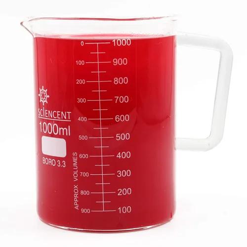 Vista 4 de Taza de vaso de cristal de 16.9 fl oz