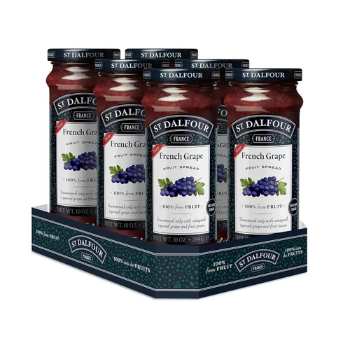 Vista 7 de St. Dalfour Mermelada de Naranja y Jengibre - 10oz - 100% de Frutas y Jengibre, Sin Ingredientes Artificiales, Sin OGM, Sin Azúcares de Caña, Todo
