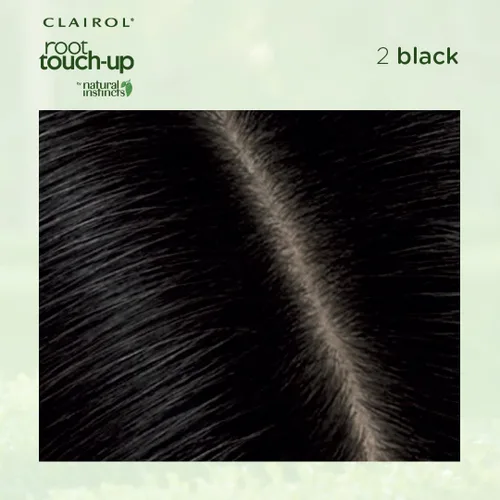 Vista 6 de Clairol Natural Instincts - Tinte permanente para el cabello Root Touch-Up 2 negro