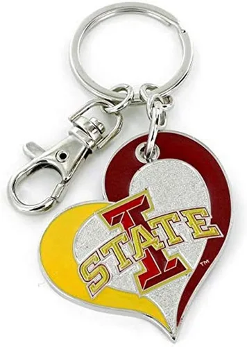 Vista 14 de aminco NCAA unisex-adulto Llavero de Corazón Espiral