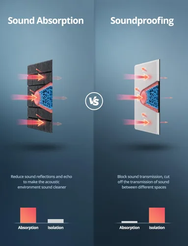 Vista 5 de Paneles acústicos para paredes, Panel de absorción de sonido adhesivo de patrón de ladrillo para techo, puerta, pared, paquete de 12 unidades de 12