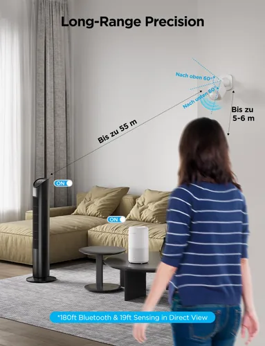 Vista 6 de GoveeLife Sensor de Movimiento, Control de Grupo para Dispositivos Ilimitados, Sensor de Contacto Mini Inalámbrico para Automatización de Hogar