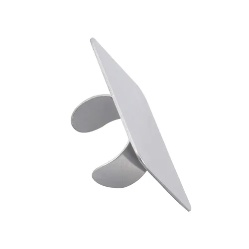 Vista 7 de Minkissy Plato de maquillaje, mini paleta de anillos cosméticos de arte de uñas, paleta de mezcla de base de acero inoxidable con herramienta