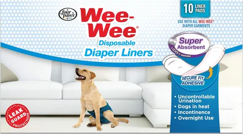 Pañales desechables Wee-Wee super absorbentes, para perros., 10
