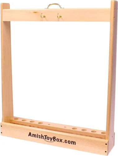 Vista 7 de Amish artesanía Deluxe 8 jugadores Croquet Juego, madera de arce