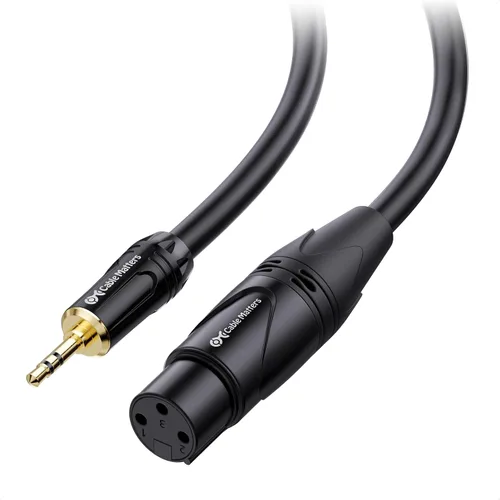 Cable Matters Cable de 0.1 in a XLR, macho a hembra, 6 pies