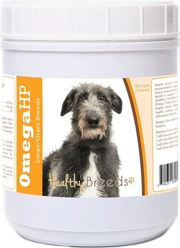 Vista 216 de Healthy Breeds Siberian Husky Omega HP - Masticables suaves para piel y pelaje, 90