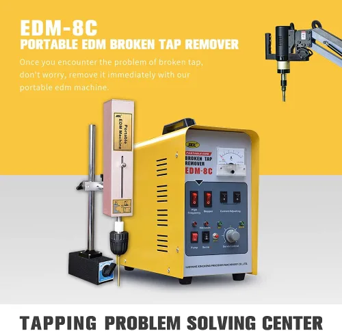 Vista 3 de 800W EDM-8C removedor de grifo roto, erosión de chispa, máquina de perforación EDM portátil de grifo roto desintegrador de grifo M3-16 Máquina