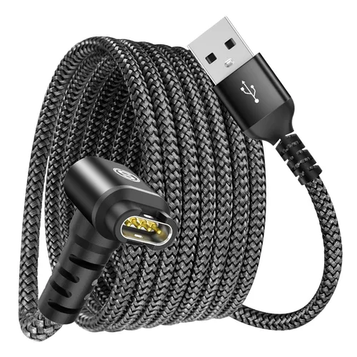 Vista 11 de Garmin - Cable cargador de reloj en ángulo recto [2 unidades, 4 pies] compatible con Garmin Fenix 5 5S 5X 6 6S 6X Plus Pro 7 7S 7X 8, Forerunner 945