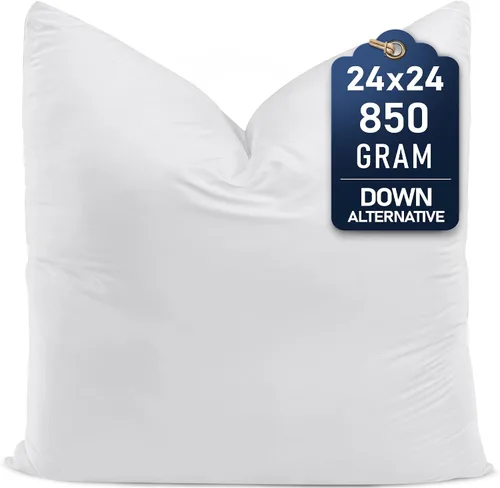 Vista 30 de Utopia Bedding - Cojines decorativos para sillón, sofá, cama (juego de 4, color blanco), de 12 x 12 pulgadas, almohadas de relleno decorativas