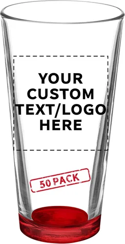 Vista 15 de Libbey - Juego de 10 vasos mezcladores, 20 onzas, transparente, pub, base gruesa, color azul