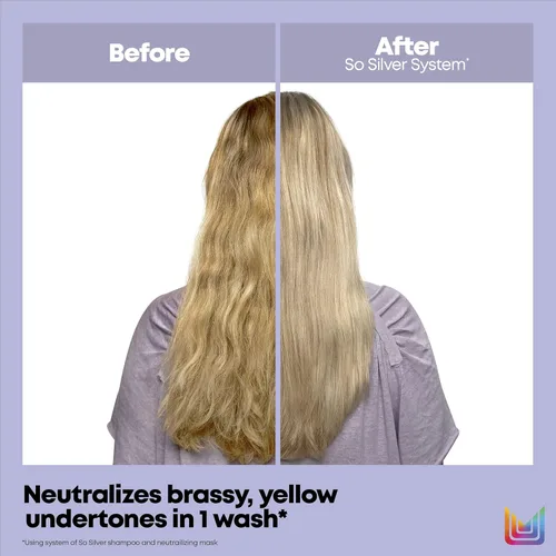 Vista 8 de MATRIX Total Results So Silver Color Depositing Champú Púrpura Para Neutralizar Tonos Amarillos Tonos Rubio & Cabello Plateado Para Cabello