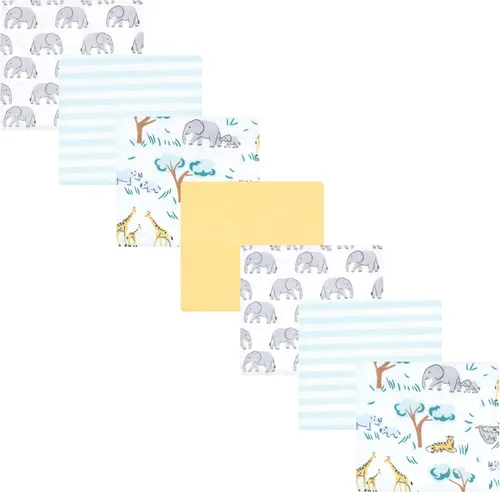 Vista 15 de Hudson Baby Unisex Baby Cotton Flannel Receiving Blankets Bundle, Bonjour, One Size (Pack of 2)