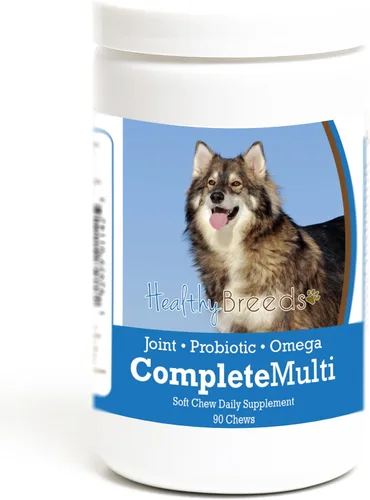 Vista 48 de Healthy Breeds Cavalier King Charles Spaniel - Multivitamínico todo en uno, completo con probióticos, glucosamina, condroitina y omegas, 60