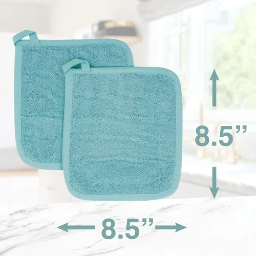 Vista 7 de Ritz - Agarradera de rizo y almohadilla resistente al calor, duradero, 100% algodón, diseño ergonómico para un agarre óptimo, fácil cuidado, lavable
