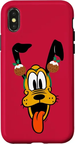 Vista 5 de Disney Plutón - Funda para iPhone 17 con diadema de pudín navideño