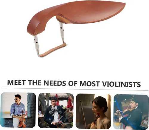 Vista 2 de SUPVOX 2 juegos de accesorios de violín soporte de barbilla soporte de guitarra portátil suministros de violín soporte de piso accesorio de violín