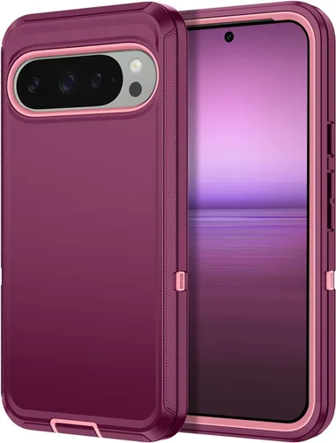 Vista 24 de I-HONVA Funda para Google Pixel 7 a Prueba de Golpes/Polvo/Caídas de 3 Capas con Protección Completa del Cuerpo [Sin Protector de Pantalla] Funda
