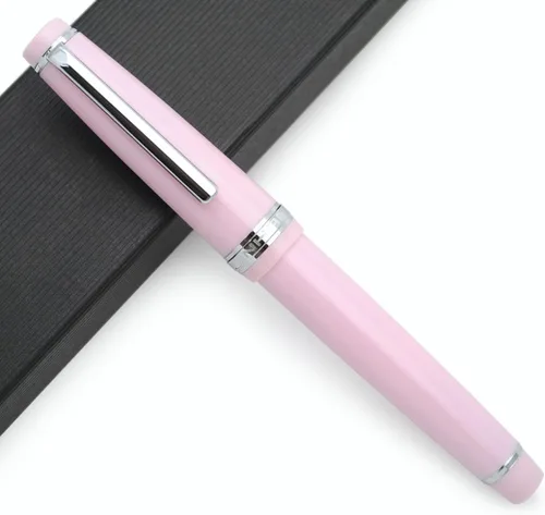 Vista 13 de JINHAO 82 - Pluma estilográfica con clip plateado (punta F 0.020 in, verde aguacate)