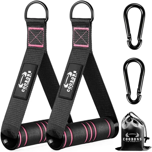 Vista 13 de Heavy Duty Exercise Handles, Gym Cable Handles for Cable Machine Attachments, D Handle Cable Attachments, Handles for Resistance Bands, Workout