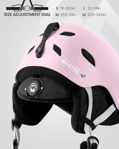 Vista 60 de OutdoorMaster Kelvin - Casco de esquí y snowboard para hombres, mujeres y jóvenes