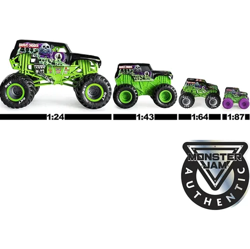 Vista 7 de Monster Jam Serie 24 Soldier Fortune Black Op Camión a escala 1:64 con regalo adicional