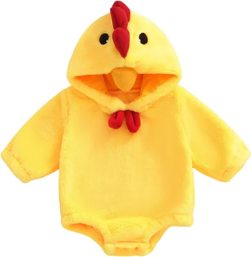 Vista 19 de Disfraz de Halloween para bebé, disfraz de monstruo animal con capucha Yellow Duck