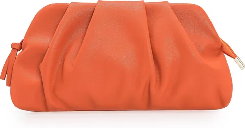 Vista 16 de CHARMING TAILOR Bolso tipo sobre elegante de cuero vegano suave con pliegues de PU para mujer