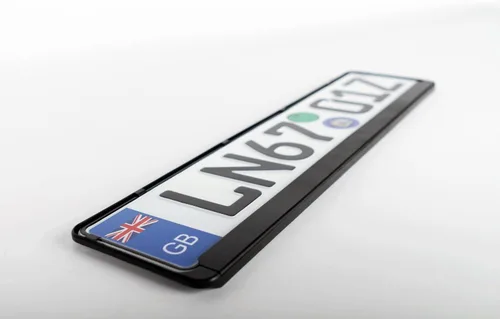 Vista 5 de Placa de matrícula europea personalizada de Gran Bretaña