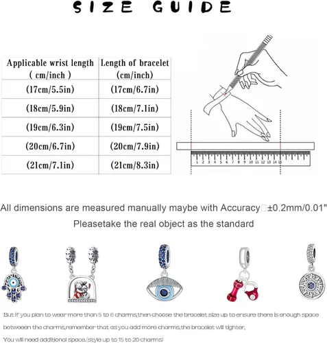 Vista 7 de MICOO Pulsera de plata de ley 925 con dije de mariposa y cadena de serpiente, pulsera contra el mal de ojo con circonitas cúbicas 5A para mujer