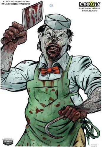 Vista 17 de Birchwood Casey Darkotic - Objetivos de salpicaduras de 12 x 18 pulgadas, objetivos de disparo reactivos con salpicaduras instantáneas altamente