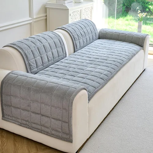 Vista 28 de Fundas para brazos de sofá, funda suave para respaldo reclinable, lavable, fundas gruesas y mullidas para reposabrazos de sofá, fundas protectoras