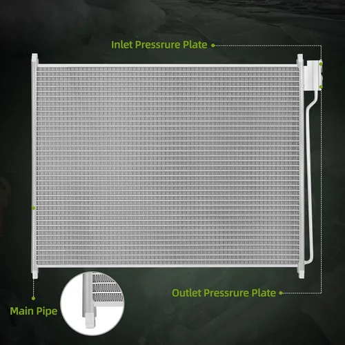 Vista 109 de AUTOSAVER88 Condensador de A/C AC Condensador de Aire Acondicionado Compatible con 2002 2003 2004 2005 2006 Camry 2004-2007 2008 Solara 2002-2003