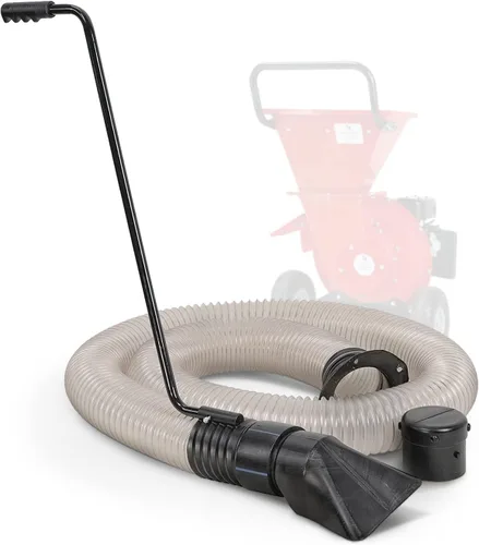 G Wood Chipper Shredder Mulcher Leaf Vacuum Kit 4 Inch x 10 Foot Heavy Duty Accessory for GreatCircle (B075SG6372), Landworks (B07JZH2FHW),