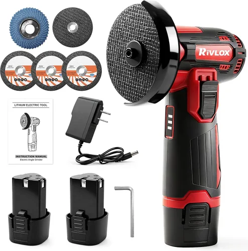 Kit de amoladora angular inalámbrica, mini herramienta de amoladora