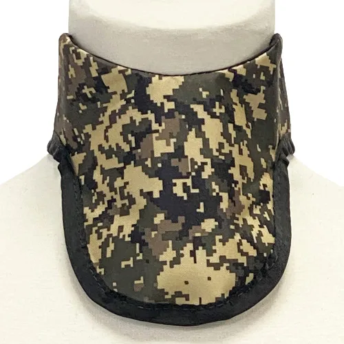 Vista 6 de Thyroid Shield - SS1B Soft Lead Free Thyroid Shield - Vital Lead Free .5mm - Hook and Loop Closure - Made in USA (Small, Blue Flame)