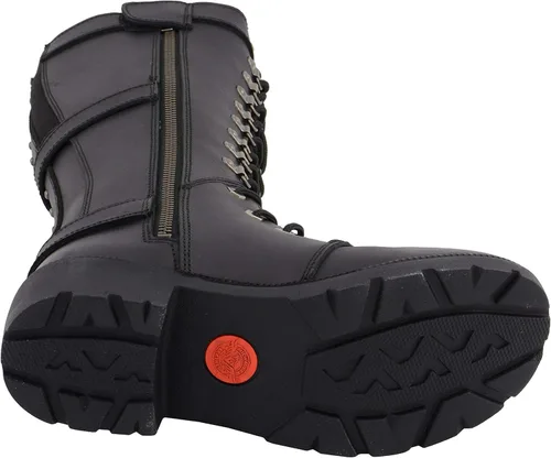 Vista 2 de Milwaukee Leather MBL9380 - Botas de cuero negras 'Jane' de 15 pulgadas para mujer