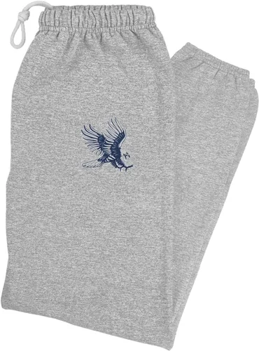 Vista 77 de LOGOVISION Pantalones deportivos, jogger para hombre con logotipo primario colegial, colección Heather atlética