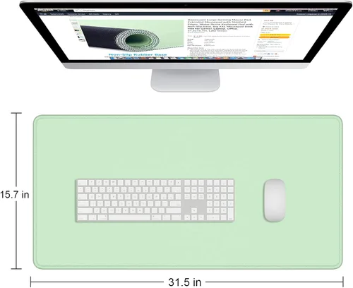 Vista 109 de Dapesuom Alfombrilla grande para mouse, alfombrilla de mouse para juegos extendida con bordes cosidos, alfombrillas de escritorio de tamaño completo