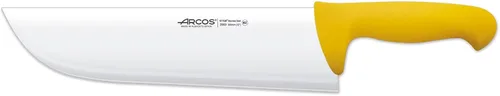 Vista 6 de Arcos Cuchillo de carnicero de acero inoxidable nitrum de 7 pulgadas y hoja de 7.480 in. Cuchillo de carnicero profesional. Mango ergonómico de Negro