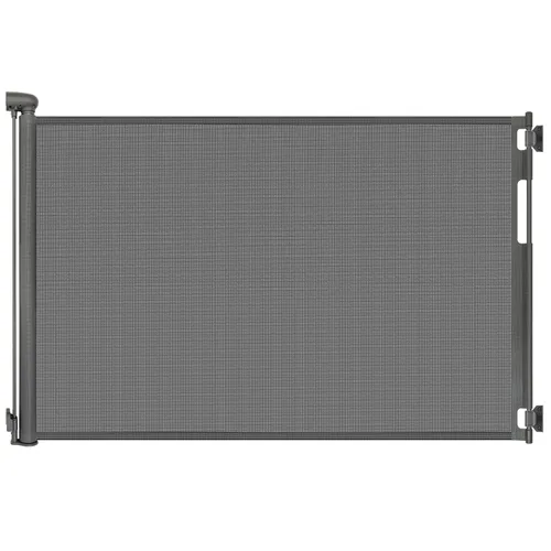 Vista 12 de Puertas retráctiles para bebés para puertas, puerta de malla para perros para escaleras, puerta para mascotas interior, se extiende a 55" de ancho