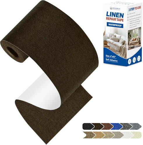 Vista 121 de KING MOUNTAIN Parches de reparación de lino grueso, parches de tela de lino autoadhesivos, tamaño extra de 8 x 11 pulgadas, multicolor, se pueden